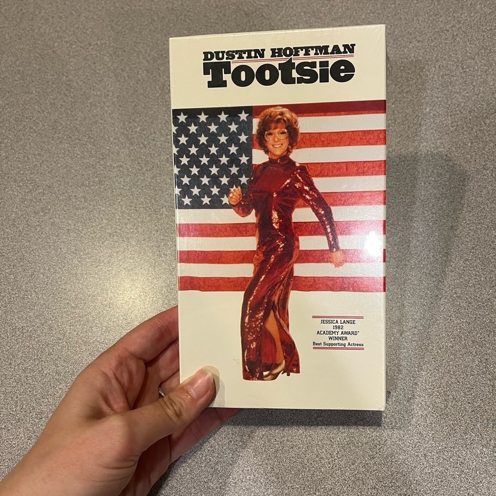 Dustin Hoffman’s Tootsie VHS tape - new in seal